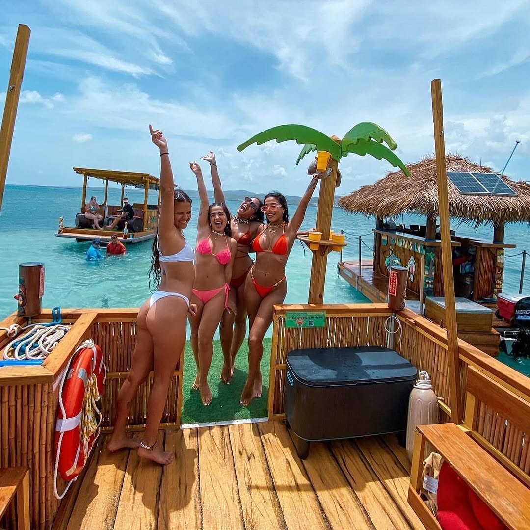 Bachelorette celebration on a private yacht charter in Puerto Rico