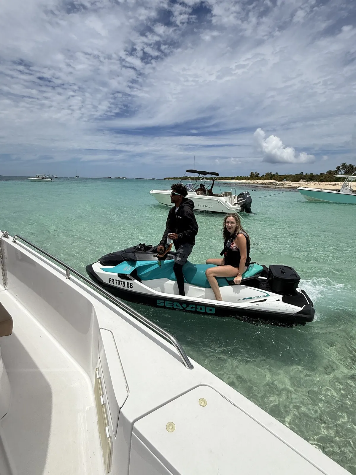 Jet ski rental delivered to your boat at Icacos or Palomino, Puerto Rico