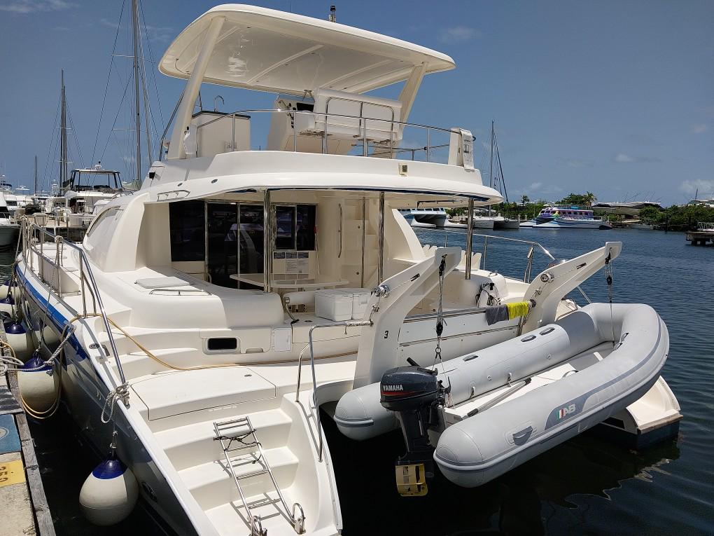 Catamaran bow area Puerto Rico