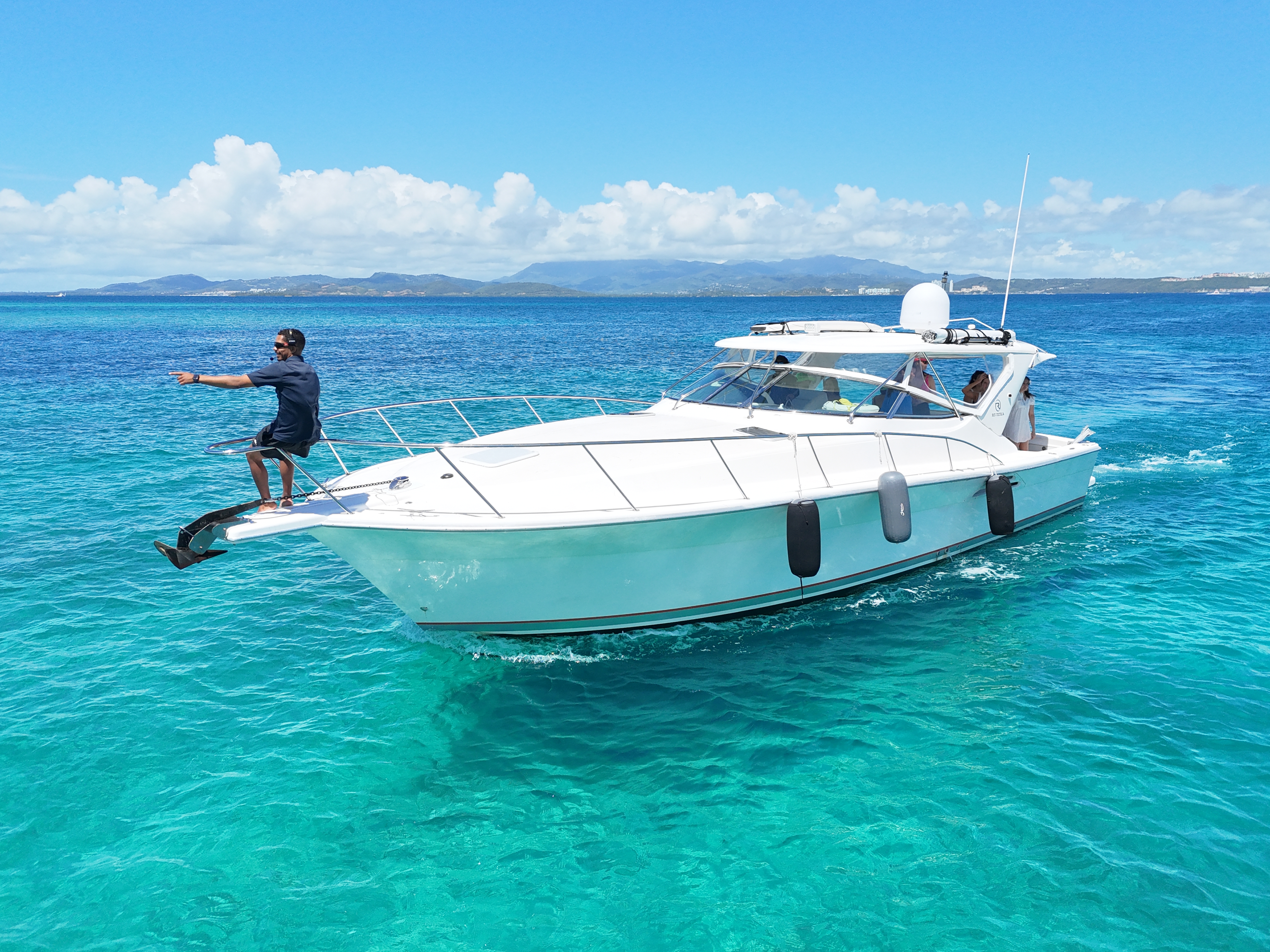Riviera 45ft private charter Puerto Rico